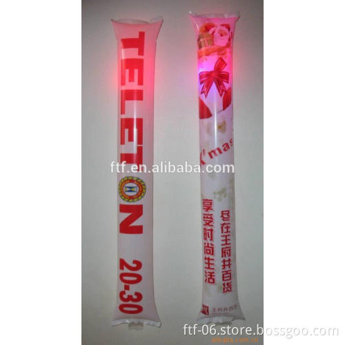 light PE plastic advertising festival game party inflatable cheering LED sticks